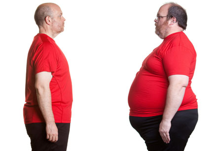 دریافت درگیر اضافه وزن چاقی