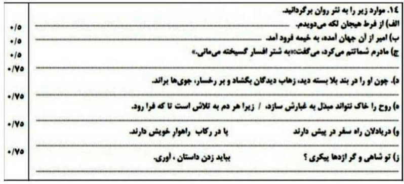 دریافت سوال 14