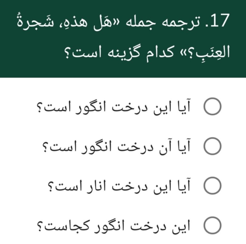 دریافت سوال 17