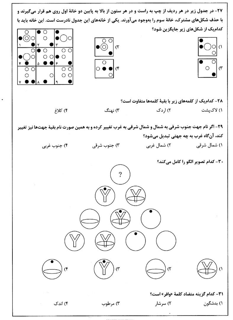 دریافت سوال 27