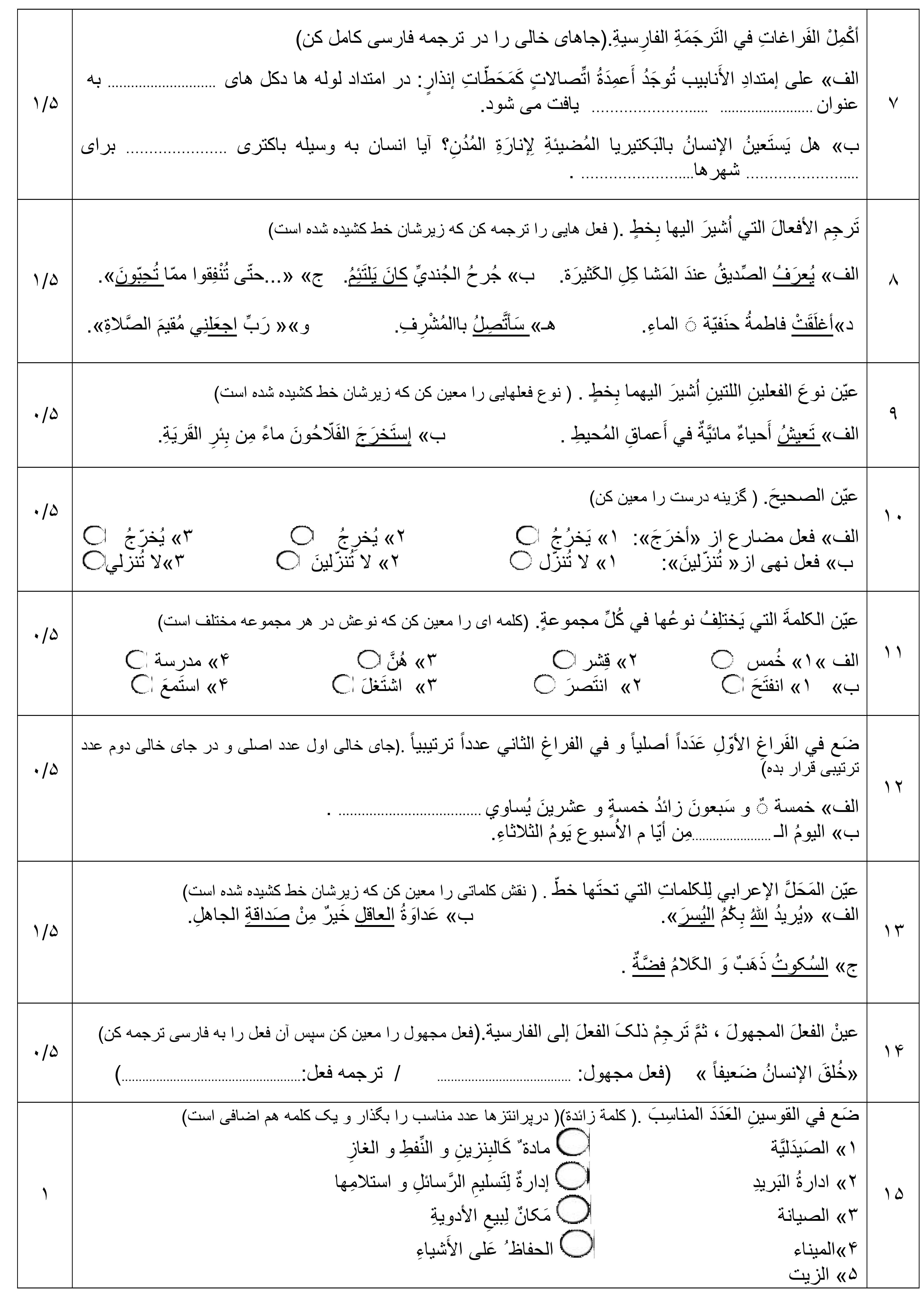 دریافت سوال 2