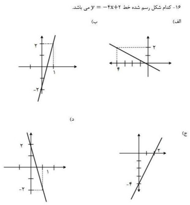 دریافت سوال 16