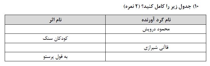 دریافت سوال 9