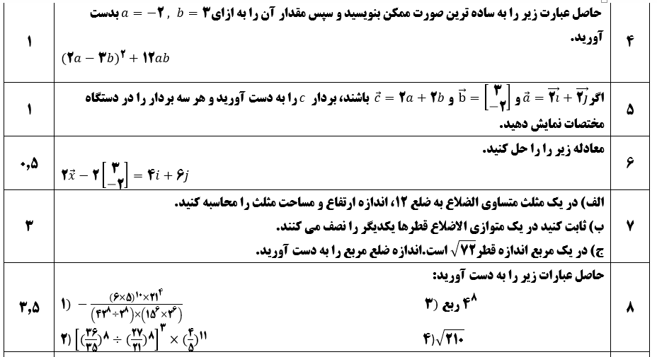 دریافت سوال 4