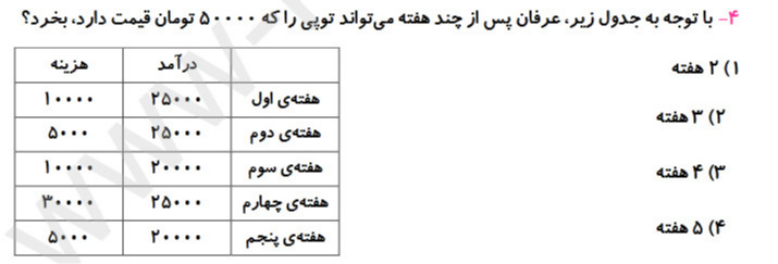 دریافت سوال 9