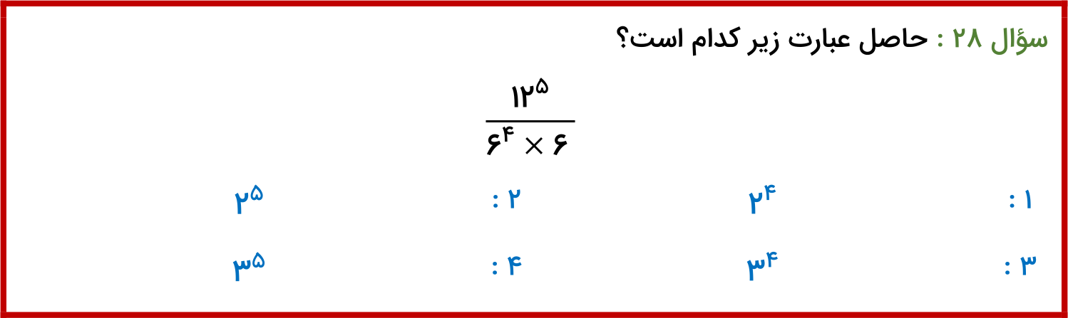 دریافت سوال 28