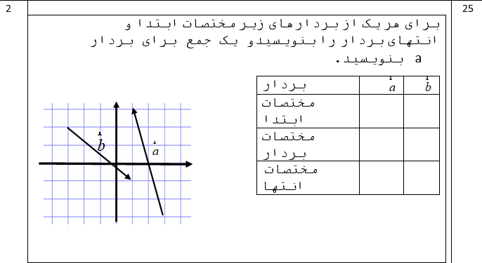 دریافت سوال 25