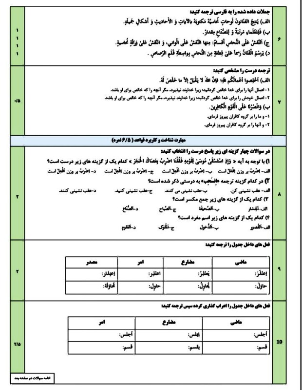 دریافت سوال 2