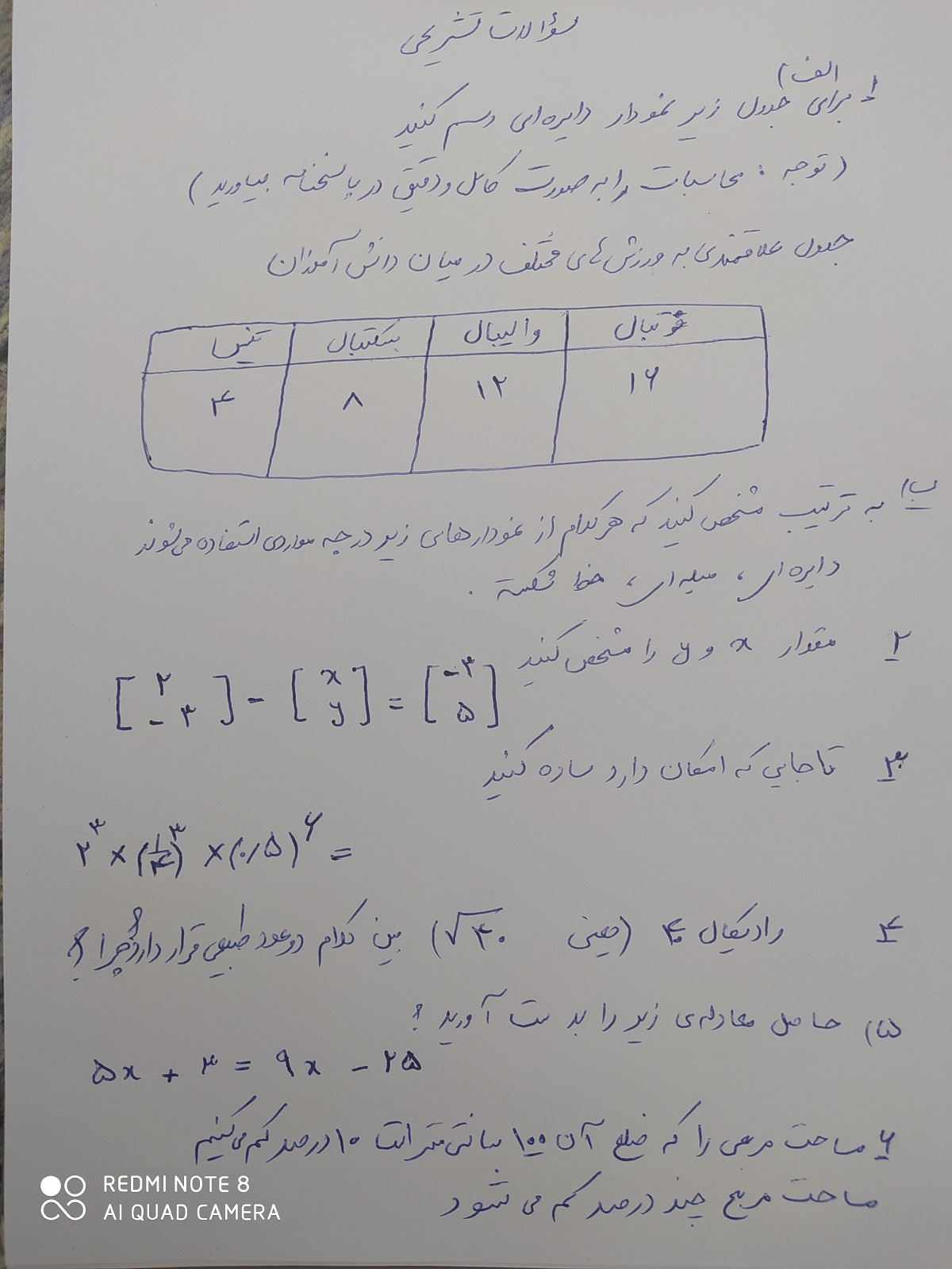 دریافت سوال 9