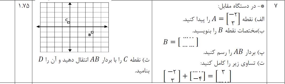 دریافت سوال 7