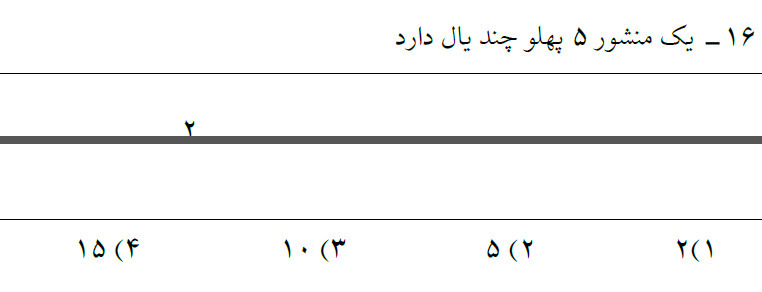 دریافت سوال 16