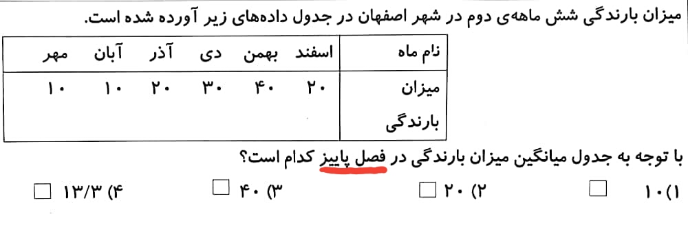 دریافت سوال 30