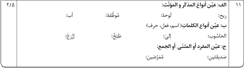 دریافت سوال 11