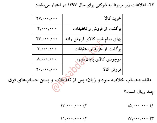 دریافت سوال 22