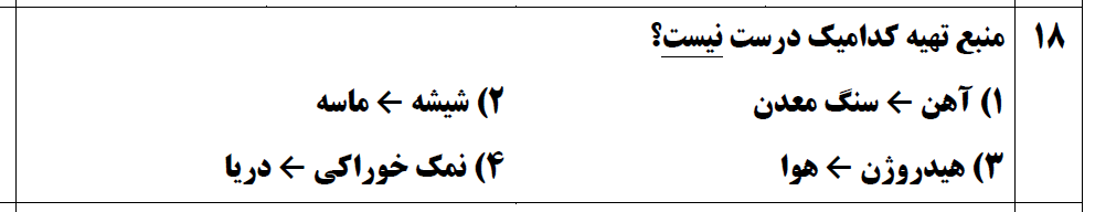 دریافت سوال 18