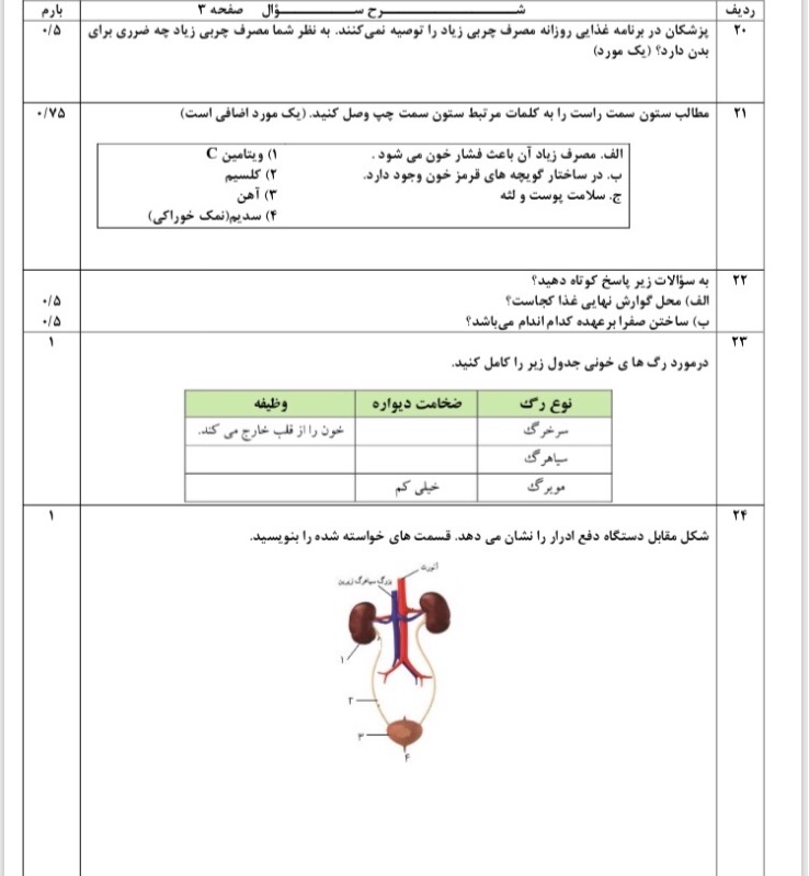 دریافت سوال 3