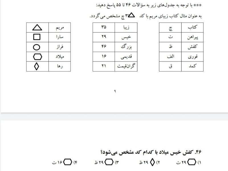 دریافت سوال 46