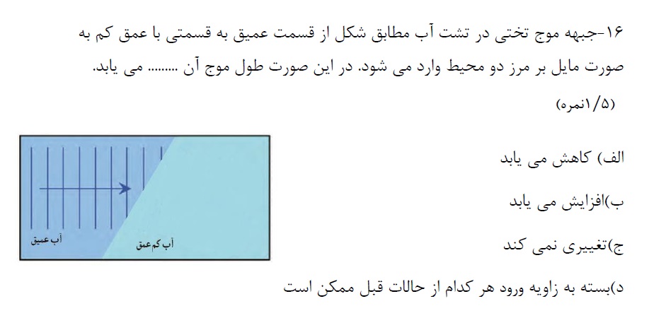 دریافت سوال 16