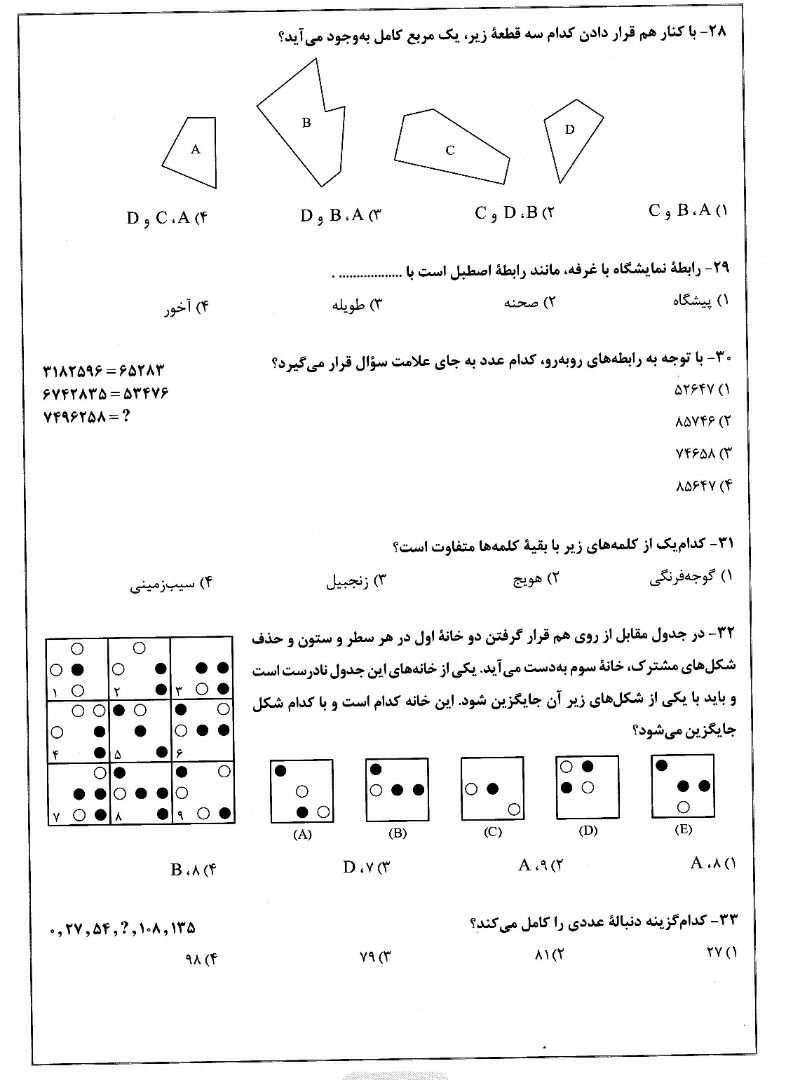 دریافت سوال 28