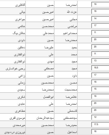 دریافت چند گزینه ای