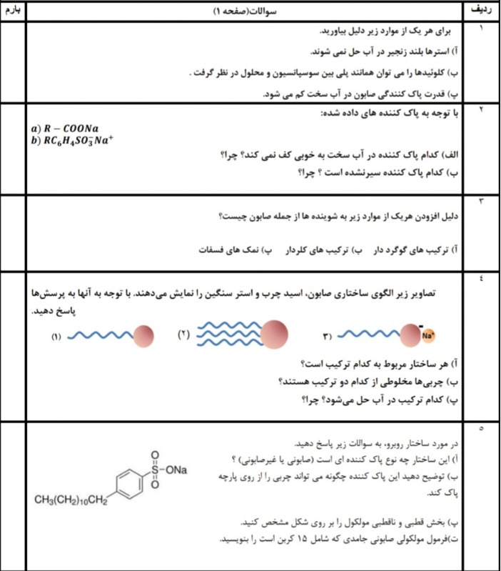 دریافت سوال 1