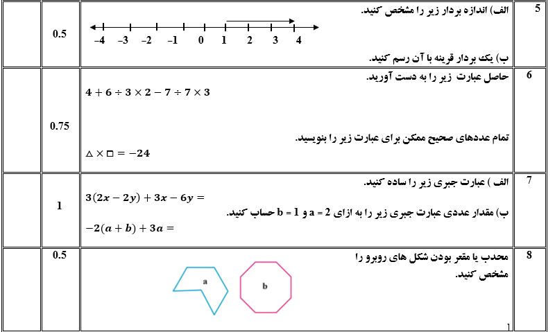 دریافت سوال 3