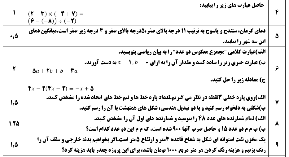 دریافت سوال 4
