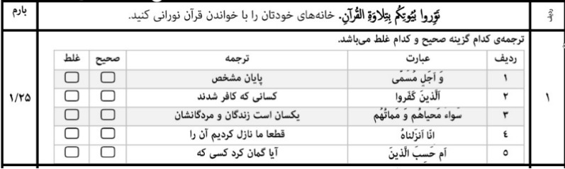 دریافت سوال 1