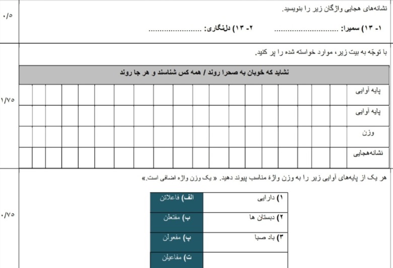 دریافت سوال 3