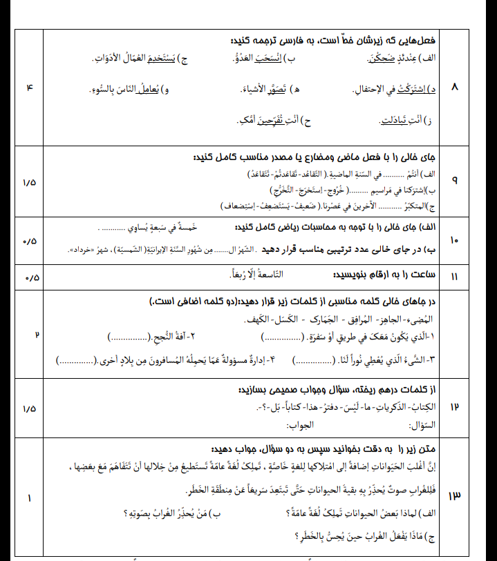 دریافت سوال 2