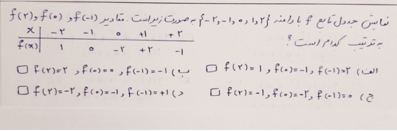 دریافت سوال 1