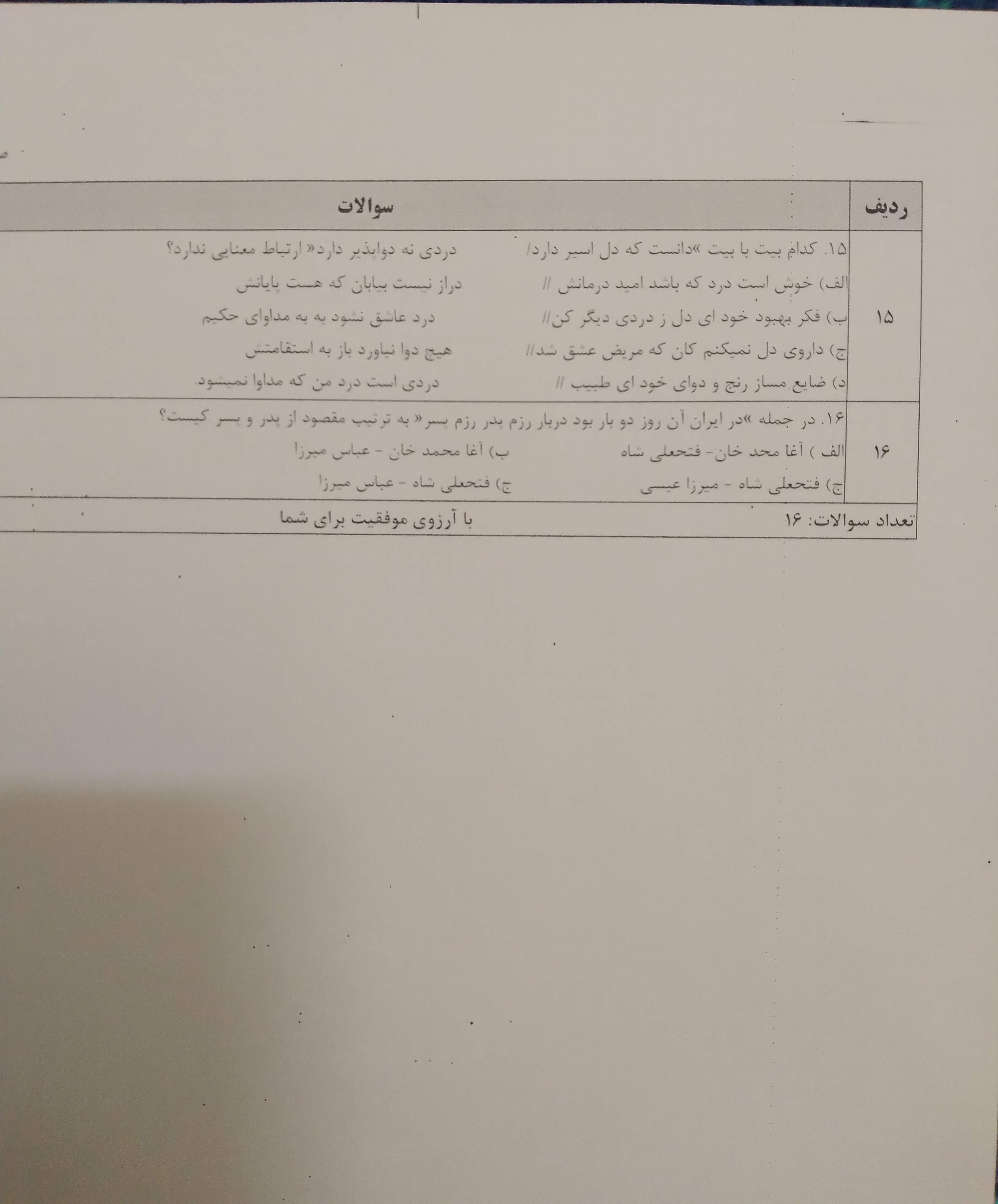 دریافت سوال 2