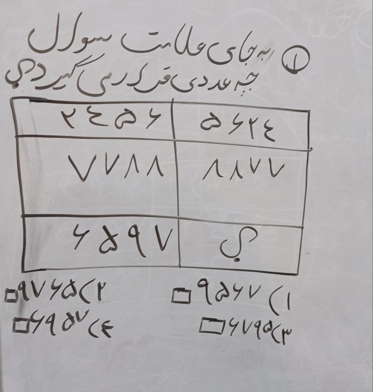 دریافت سوال 1