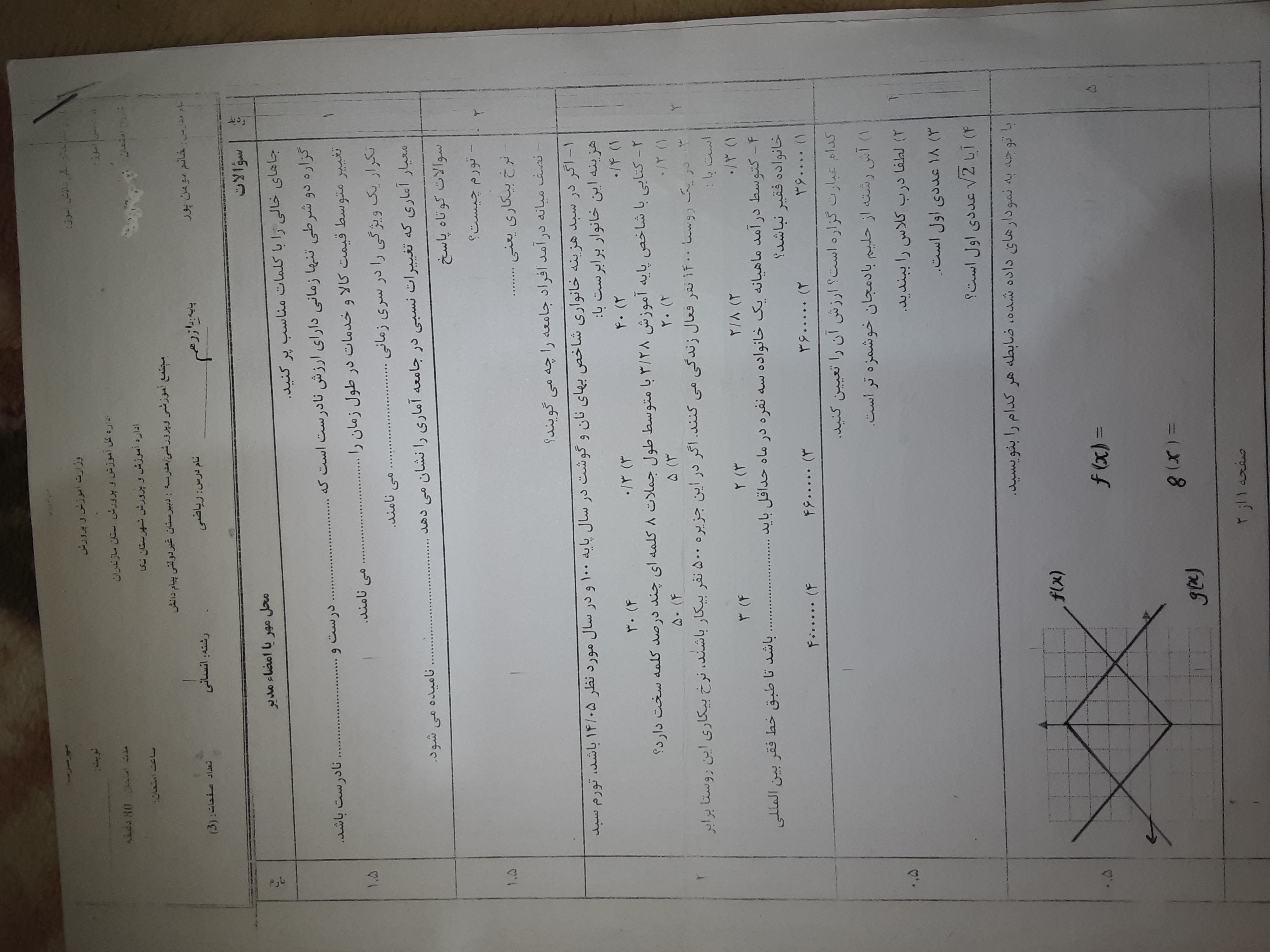 دریافت سوال 1