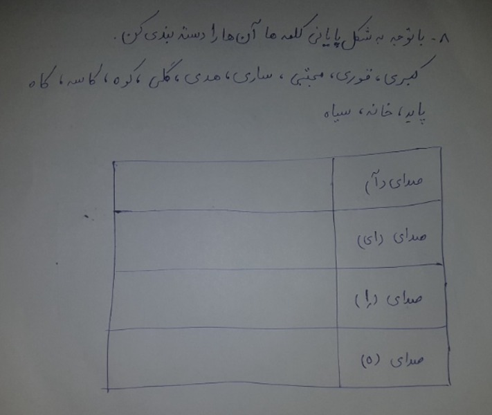 دریافت سوال 8