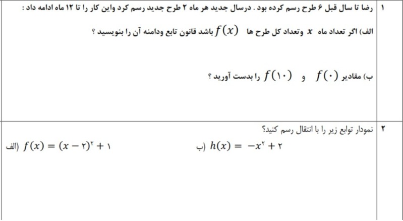 دریافت سوال