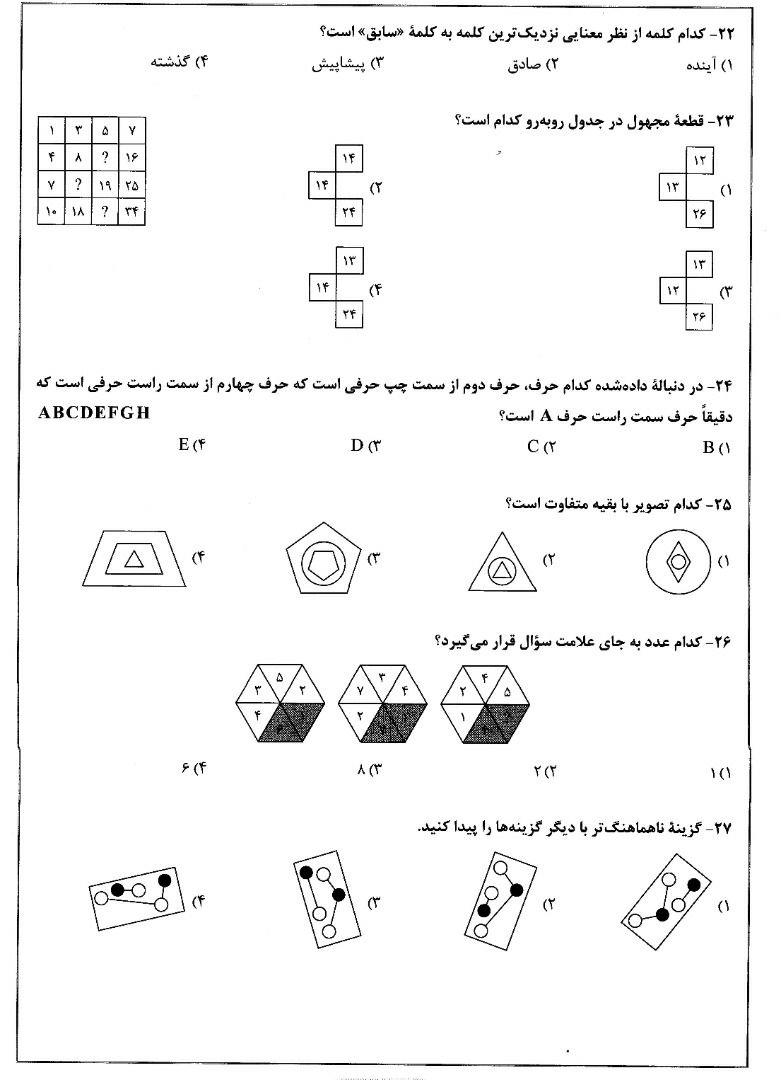 دریافت سوال 22