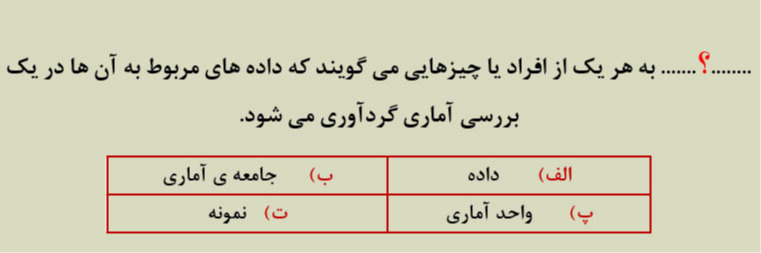 دریافت سوال 25