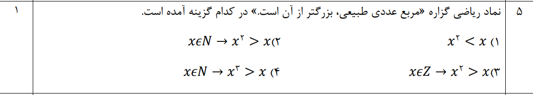 دریافت سوال 5