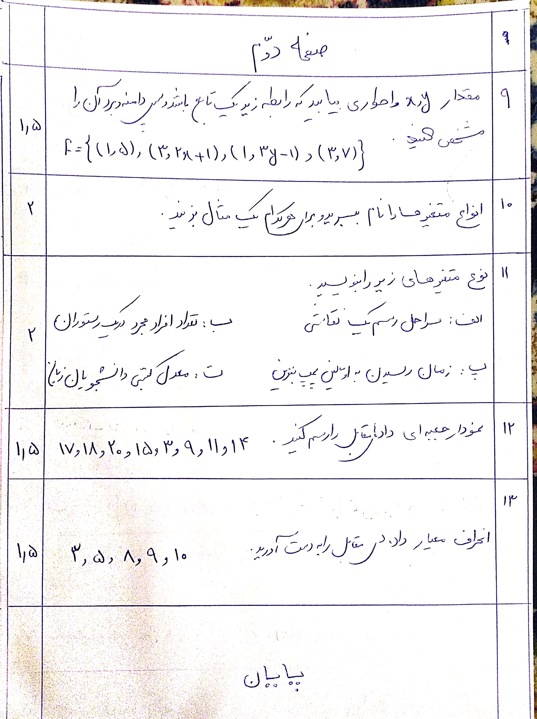 دریافت سوال 3