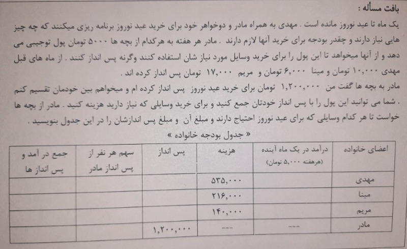 دریافت سوال 1