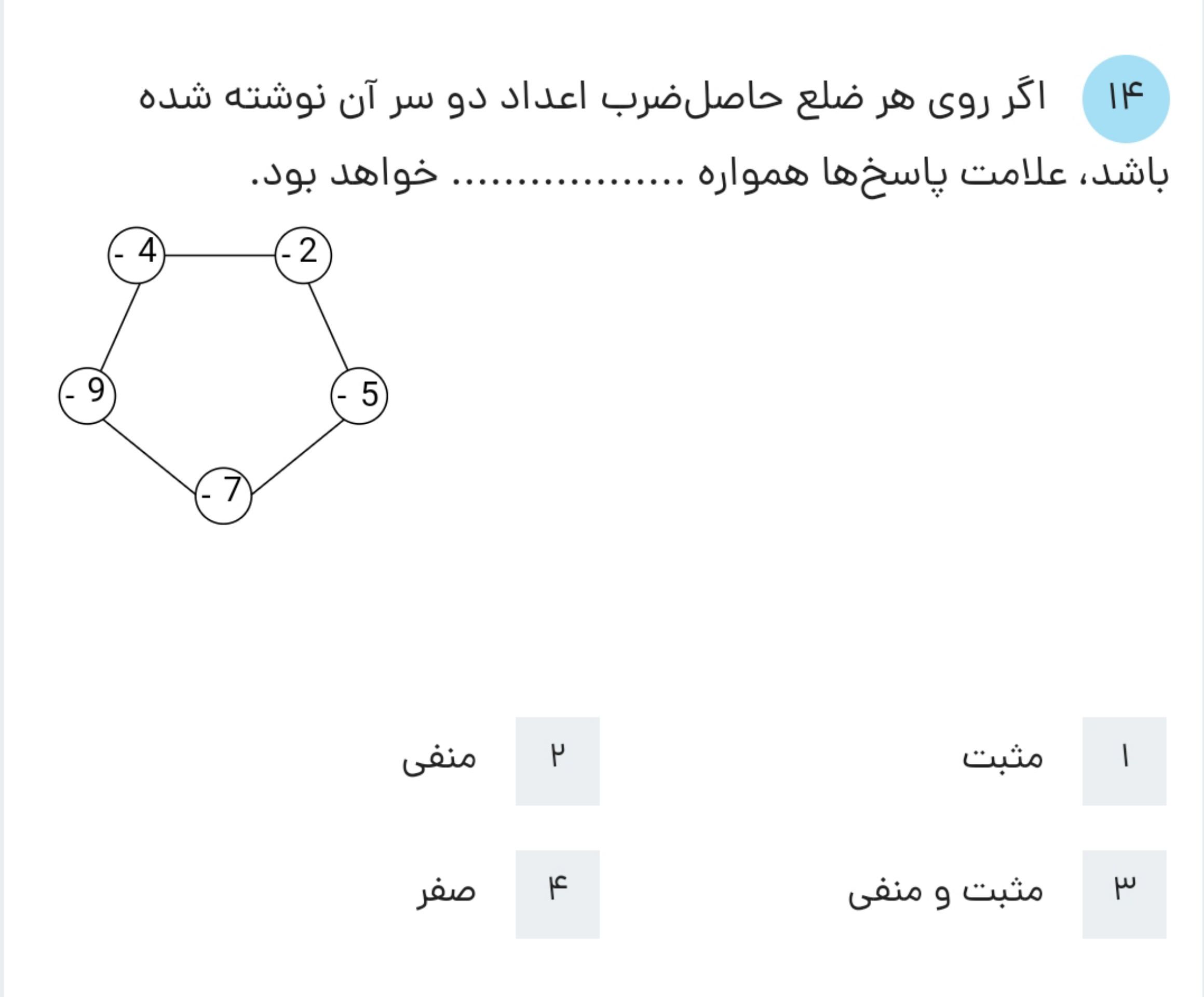 دریافت سوال 14